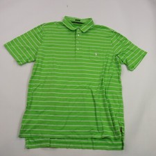 Polo Ralph Lauren Shirt Mens XL Short Sleeve Golf Polo Lightweight Stripes