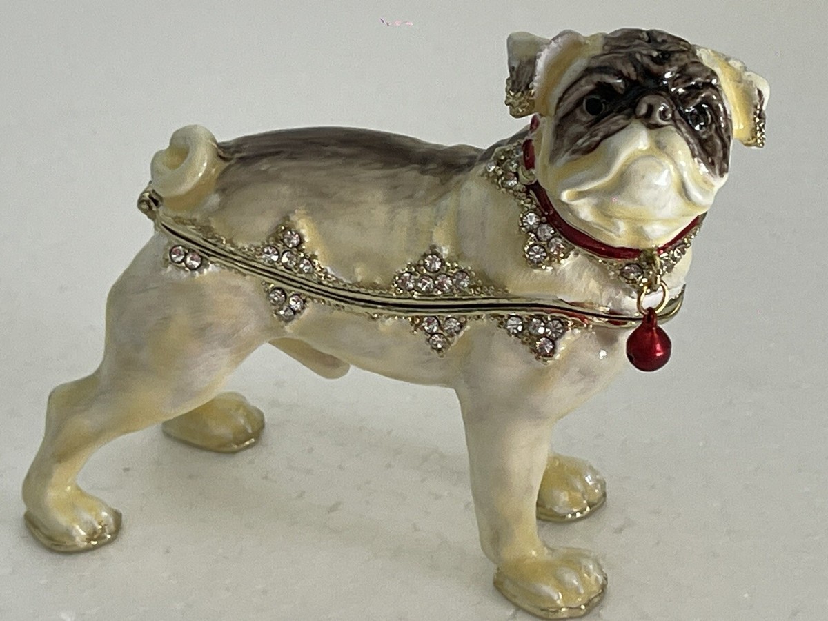 新品限定 SWAROVSKI スワロフスキー パグ PUG フィギュリン 置物 最高