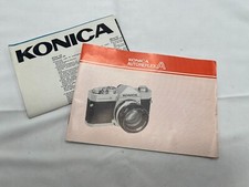 Konica Autoflex A series 35mm Camera Brochure Owner's Manual