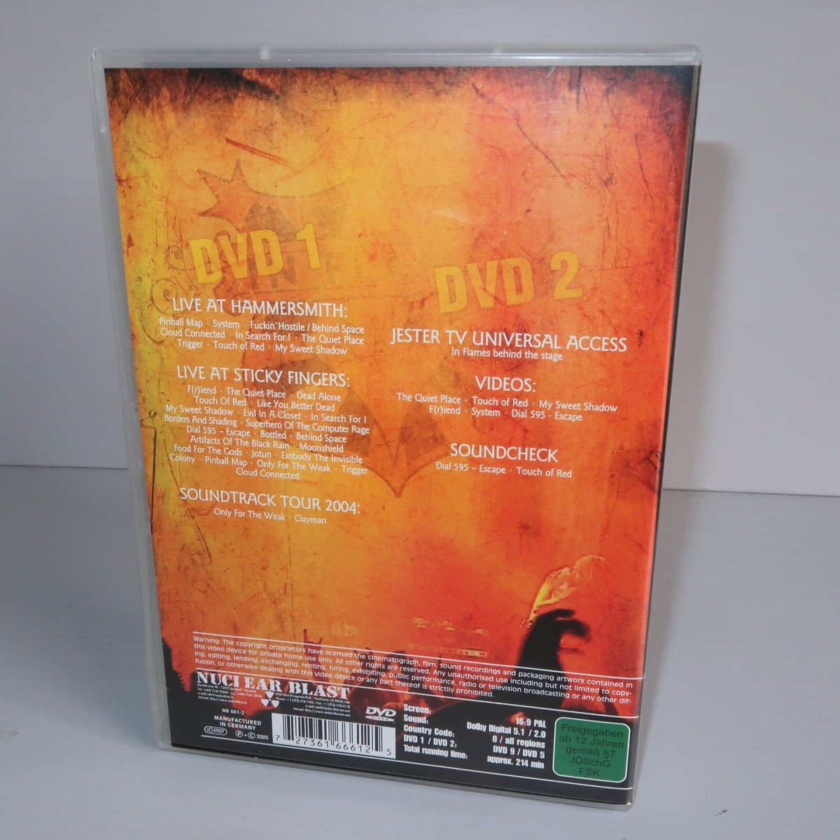 In Flames Used And Abused DVD Live at Hammersmith Swedish Heavy
