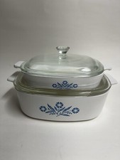Vintage Corning Ware Blue Cornflower 2Quart & SmallOne 7?