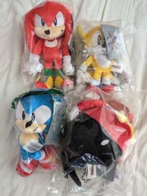 Tomy 25th Anniversary Sonic Plush TOMY Sonic The Hedgehog 25Th