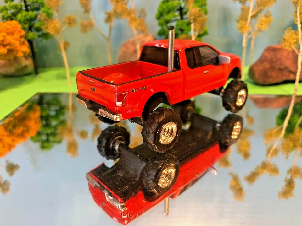 Custom Lifted Farm Toy, FORD F150, G-5 Lift Kit For 1:64, Muffler Riser Pipe - Image 3 of 4