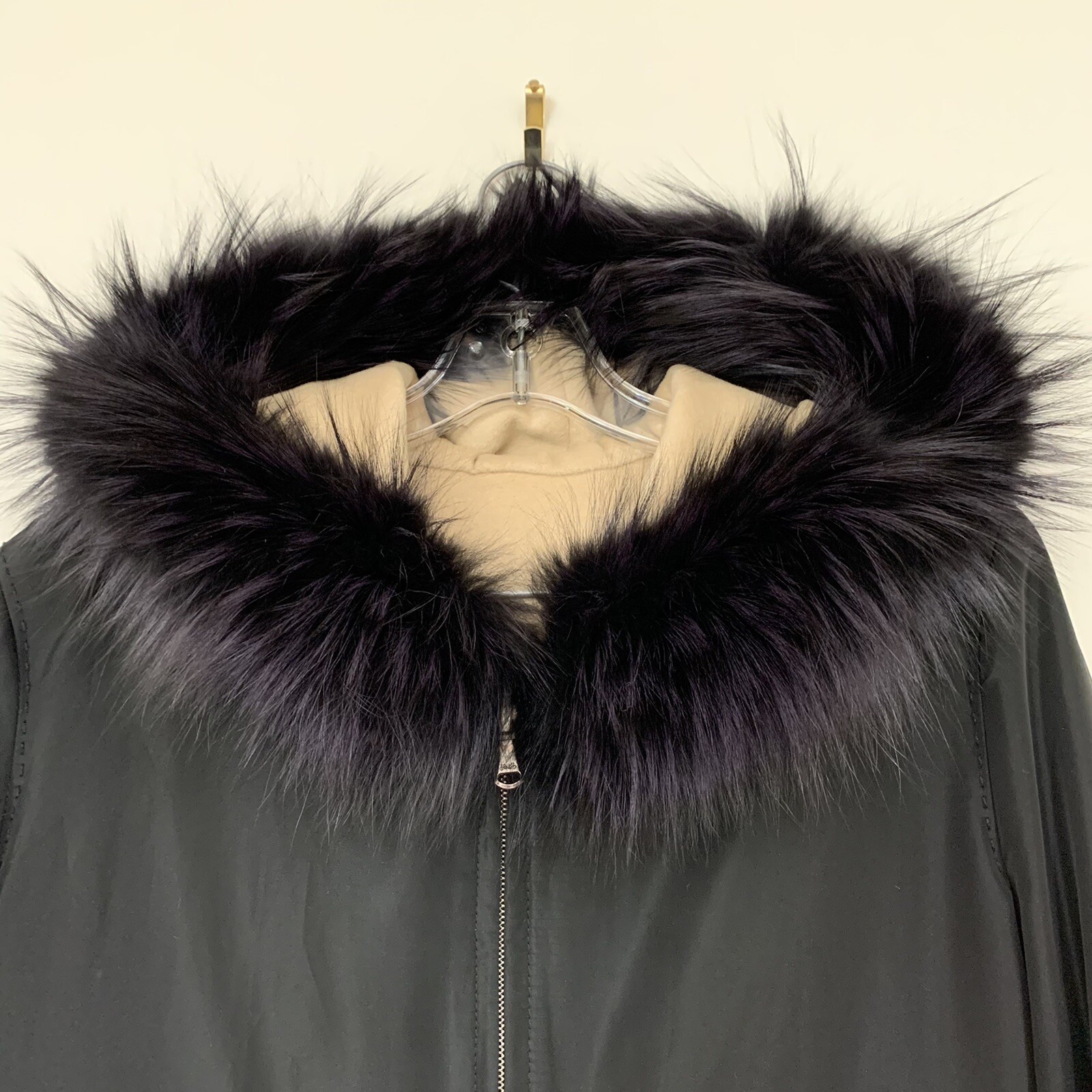 Reversible Jacket OUTERLUXE Reversible With Fur T… - image 4