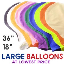 18"/ 36Inch Large Giant Round Latex Big Balloons Wedding Party Balloons Decor UK