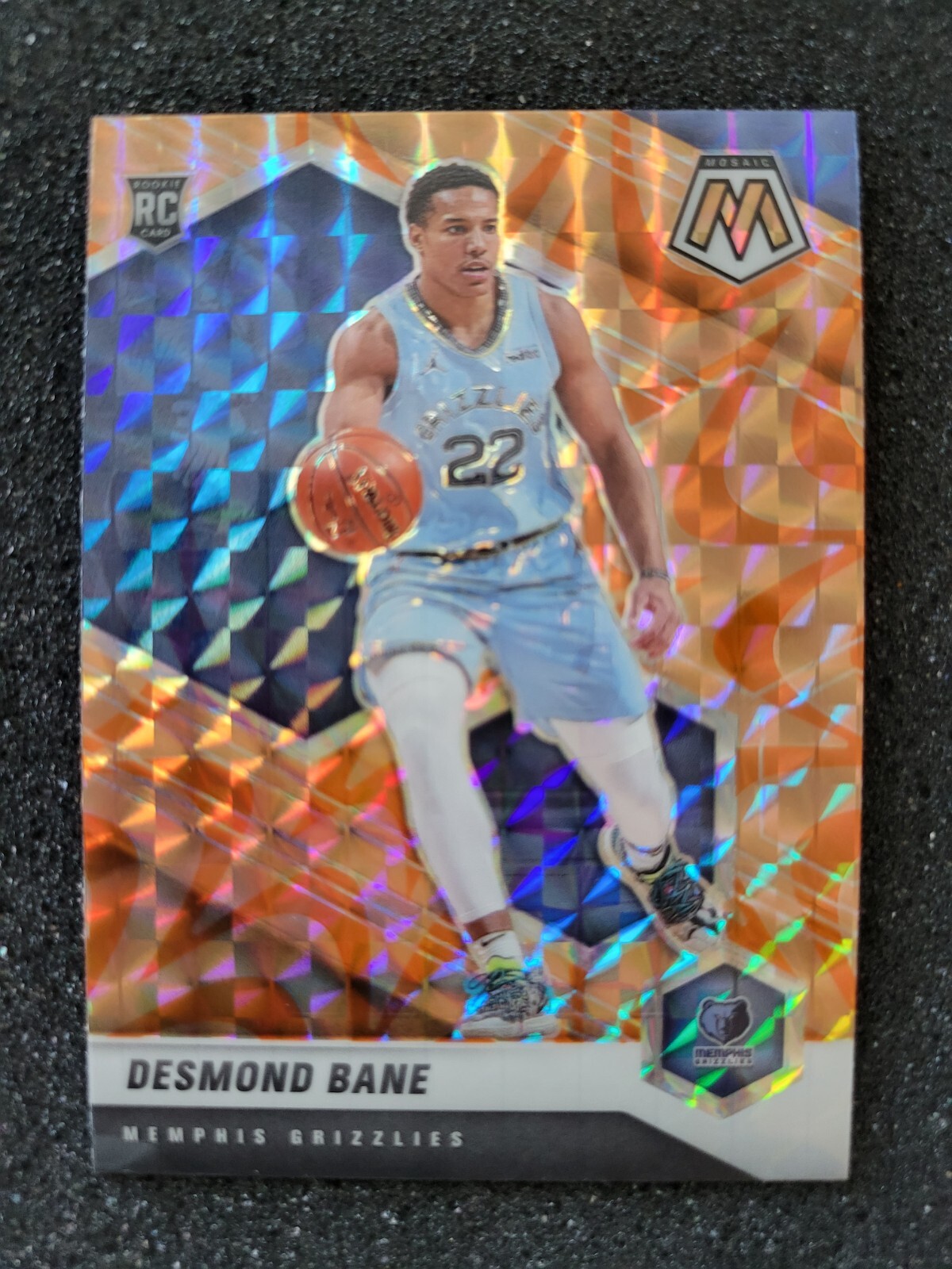 Desmond Bane 2020-21 MOSAIC ROOKIE RC ORANGE REACTIVE #211 MEMPHIS GRIZZLIES!