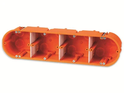 Kopp Hohlwanddosen Schalterdosen Gerätedose 4-fach Dose Massiv tief Ø68mm