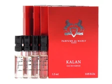 PDM PARFUMS DE MARLY KALAN EDP 1.5ml .05fl oz x 4 COLOGNE SPRAY SAMPLES