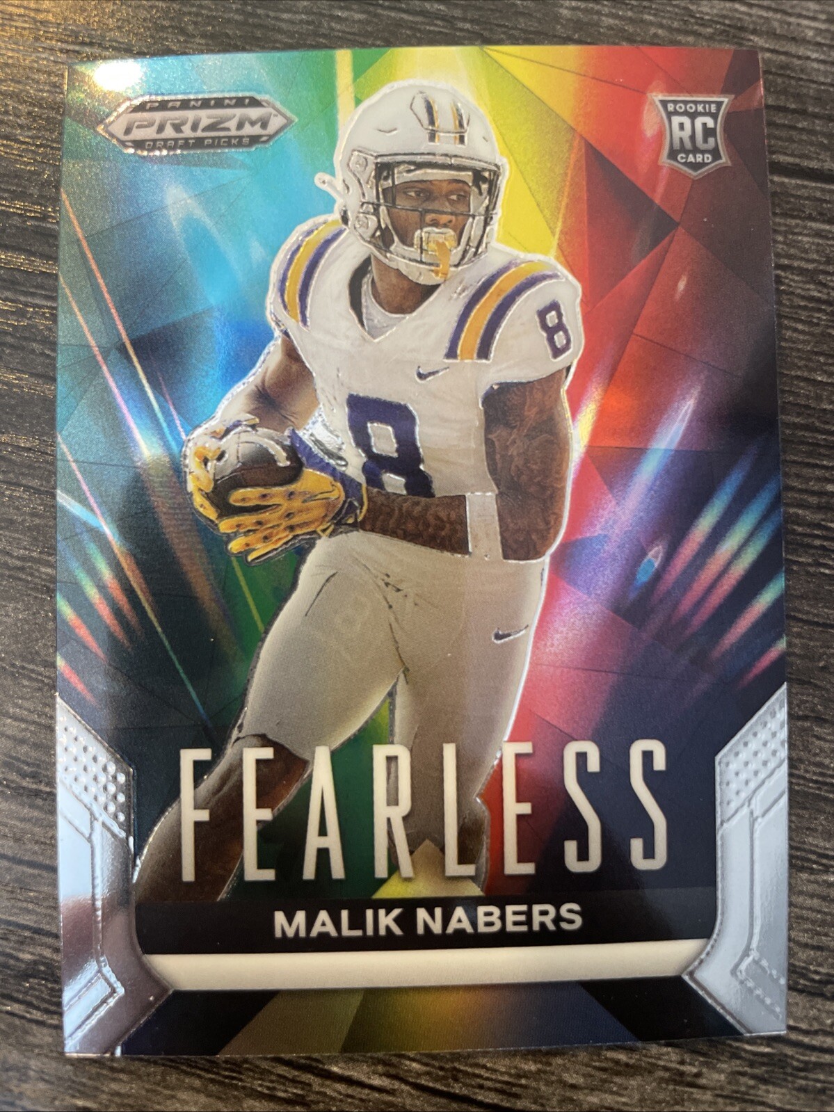 MALIK NABERS 2024 Prizm Draft Picks New York Giants Fearless Insert Rookie RC