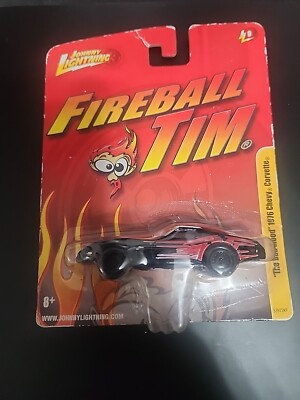 Johnny Lightning 2010 Fireball Tim ''The Bad Mood'' 1976 Chevy Corvette-NEW