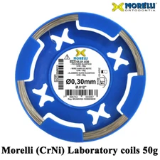 1pcs Dental Morelli (CrNi) Laboratory Coils 50g Orthodontic Wire Hard Elastic