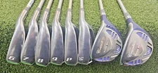PowerBilt Countess Hybrid & Iron Set 4,5Hy,6-SW Ladies Graphite NEW GRIPS sa6172