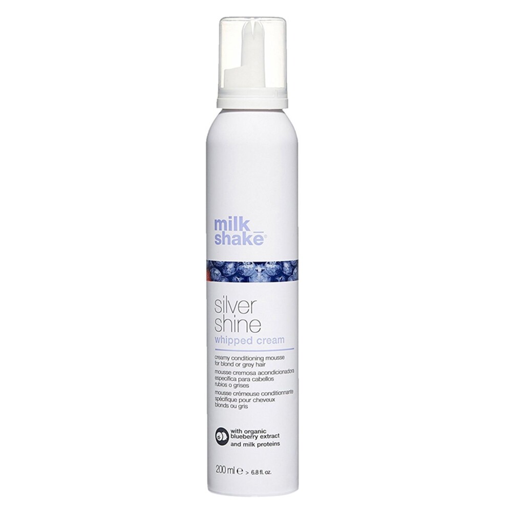 milk_shake Silver Shine Whipped Cream 200ml mousse antigiallo senza risciacquo