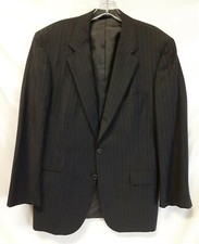 BROOKS BROTHERS Men's Classic Gray Pinstripe Sport Coat Wool Blazer Jacket USA