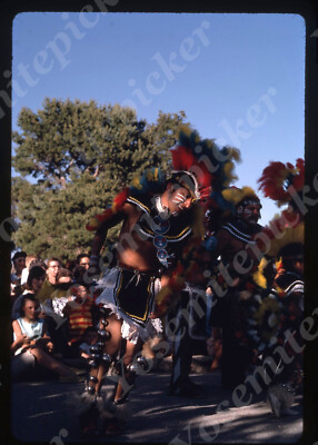 sl06 Original Slide  1960's  Native Indians San Jon / dancers 174a