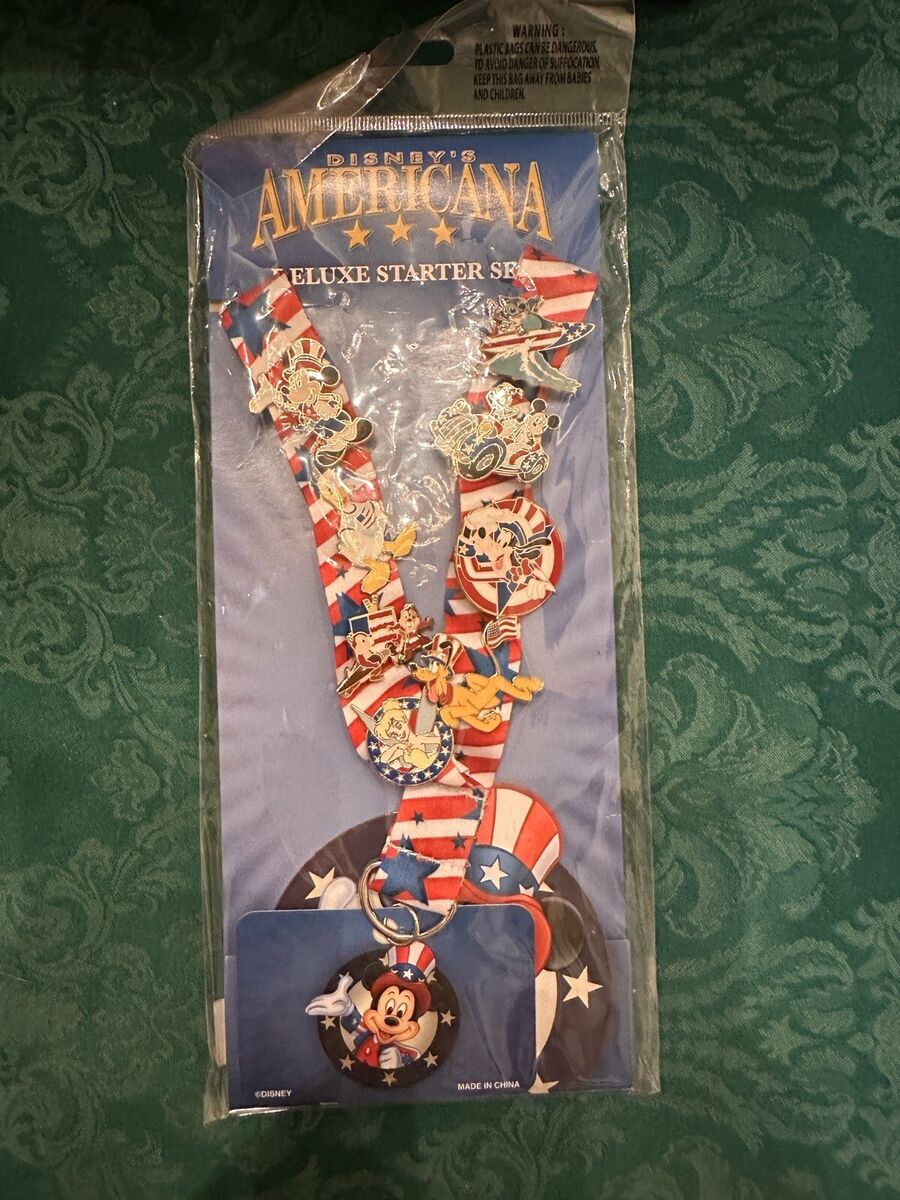 Pin Trading for the first time this trip - lanyard?