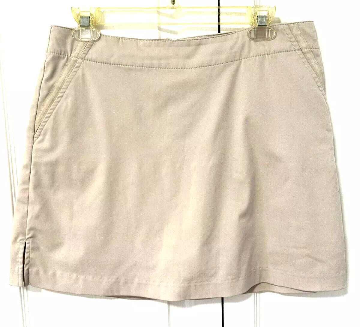 Khaki golf skort cheap