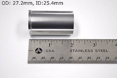 New Seat Post Tube Shim Sleeve 28.6 to 25.4mm Silver  Problem Solver