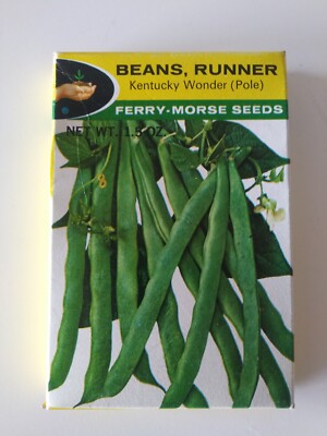 VINTAGE FERRY-MORSE SEED PACKET GREEN BEANS