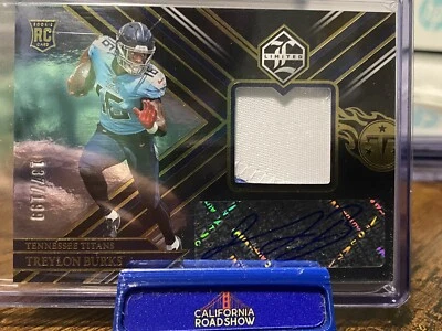 2022 Limited Treylon Burks 137/199 Rookie Auto/Patch #114 Tennessee Titans - Image 1 of 2