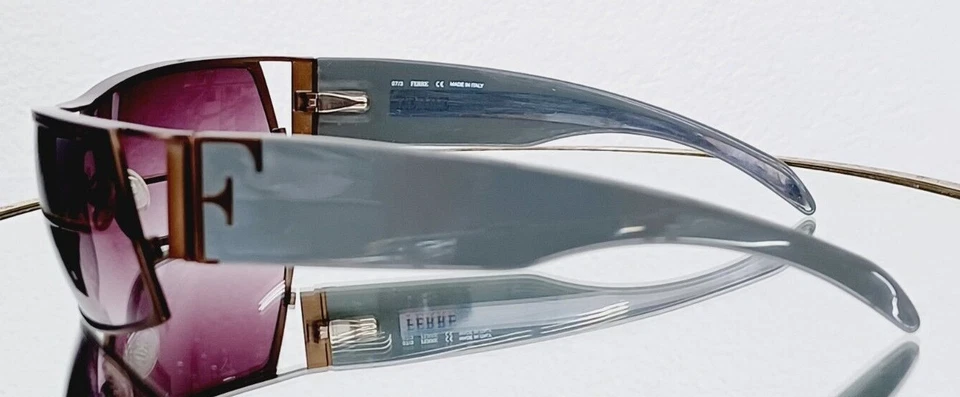 Gafas de sol GIANFRANCO FERRE GF79802 07/3 NUEVAS 67-16-125 marco de metal tinte degradado Foto 3 de 4