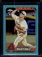 2024 Topps Chrome Baseball Justin Martinez  Aqua Refractor RC /199