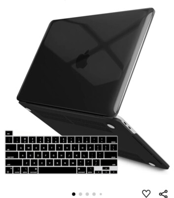 2in1 Color Hard Case +Keyboard Cover For Macbook pro 16 Clear