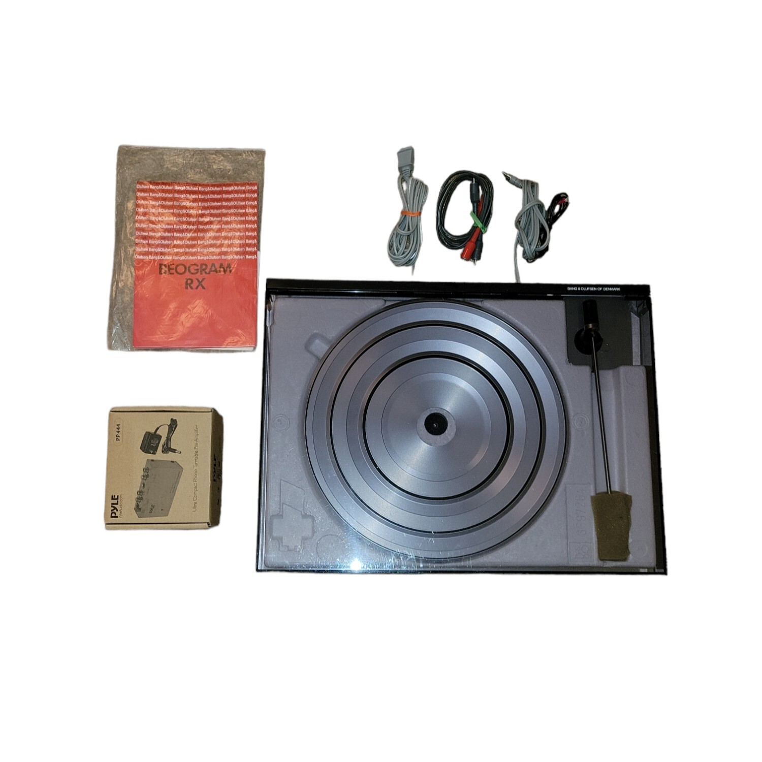 BANG OLUFSEN BEOGRAM RX Turntable Type 5773 Pyle Preamp 2 Xmas