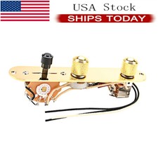 Fully Loaded Guitar Control Plate Prewired Harness Switch Knob for Tele TL USA