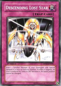 Descending Lost Star - DP09-EN024 - Common - Unlimited Edition x3 - Near Mint