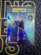 2021-22  NBA Hoops Arriving Now #5 Davion Mitchell Holo RC - Sacramento Kings