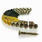 6 x Guitar Bridge Screws to fit Stratocaster Telecaster 3.5mm x 25mm