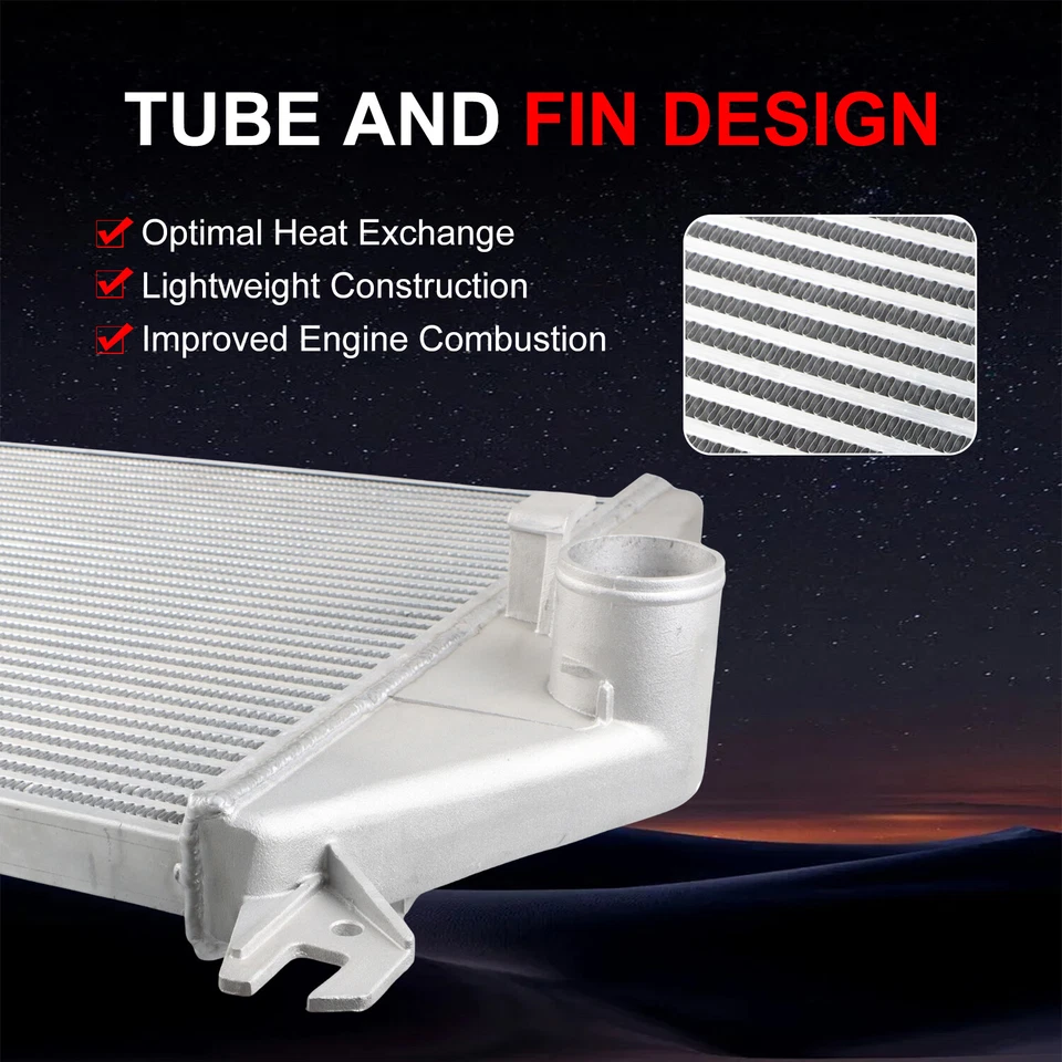 ALL Aluminum Intercooler for 2003-2009 Dodge Ram 2500 5.9L 6.7L Turbocharged - Image 2 of 4