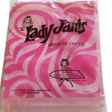 Ironing Board Cover Vintage Lady Janis Solid Pink retro 70's