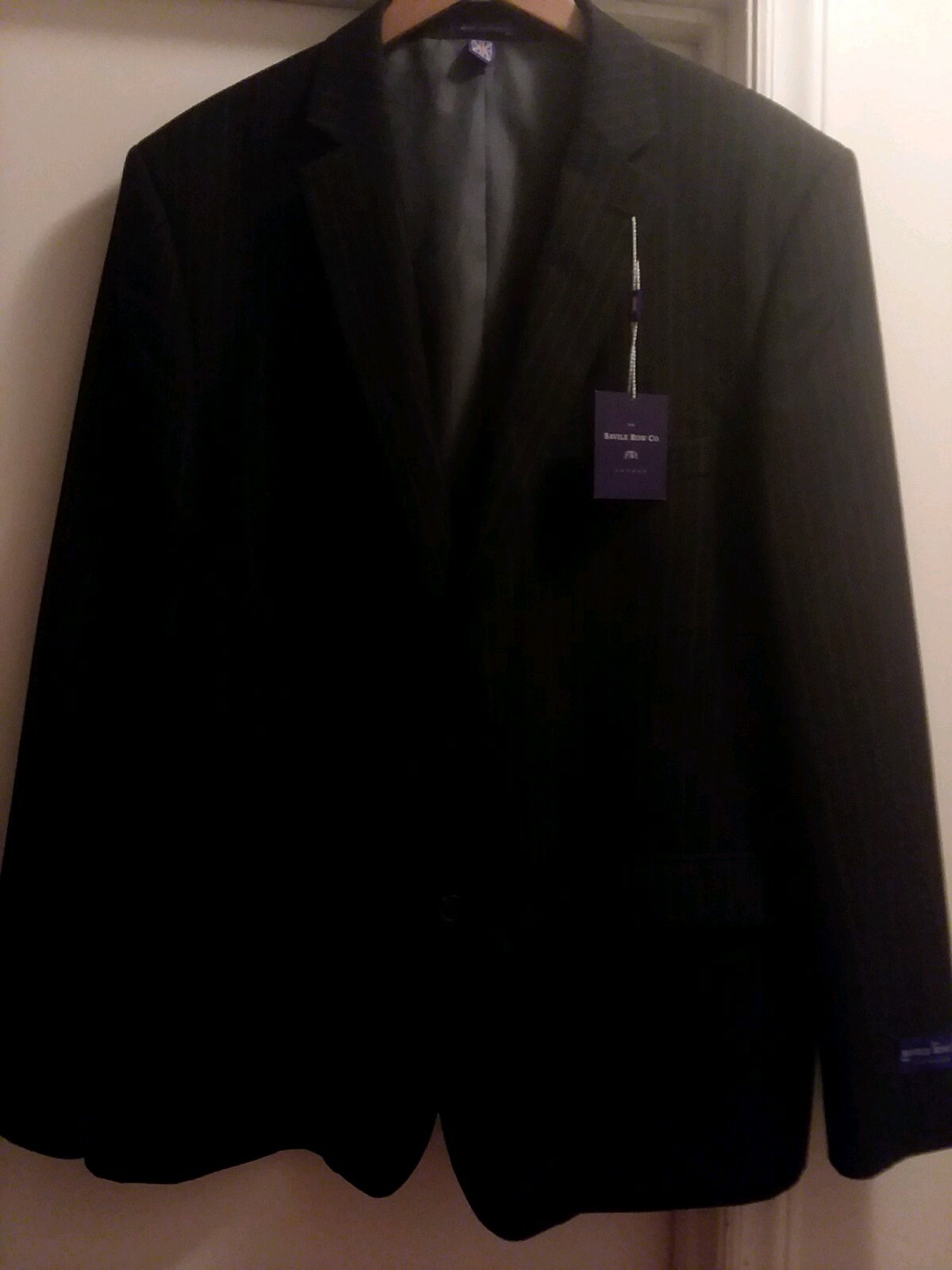 FILA NWT The Savile Row Co London BROMLEY 46L Pinstripe Blazer Jacket Sport Coat 46 L