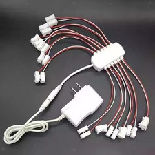 3V 2A Power Supply 12 Ports Wiring for Model Hobby Train Model Lamps Layout