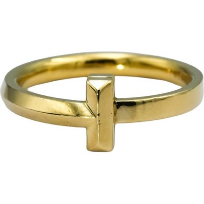 TIFFANY & CO. 18k Yellow Gold Tiffany T1 Ring Size 6.25 w/ Pouch