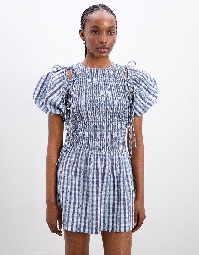 blue dress for baby girl ebba midi dress
