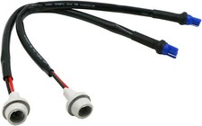 2pcs T10 Male to Female Extension Wiring Harness Kit for Vehicle Light Plug Play