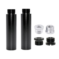 2 Pcs Microphone Stand Extension Tube 5/8 Inch Female to 5/8 Male for Desk Stand