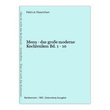 Menu - das große moderne Kochlexikon Bd. 1 - 10 Haenchen, Helmut: