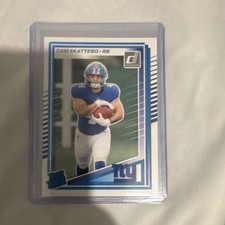 2025 Panini Donruss Rated Rookie Cam Skattebo #302 New York Giants NFL
