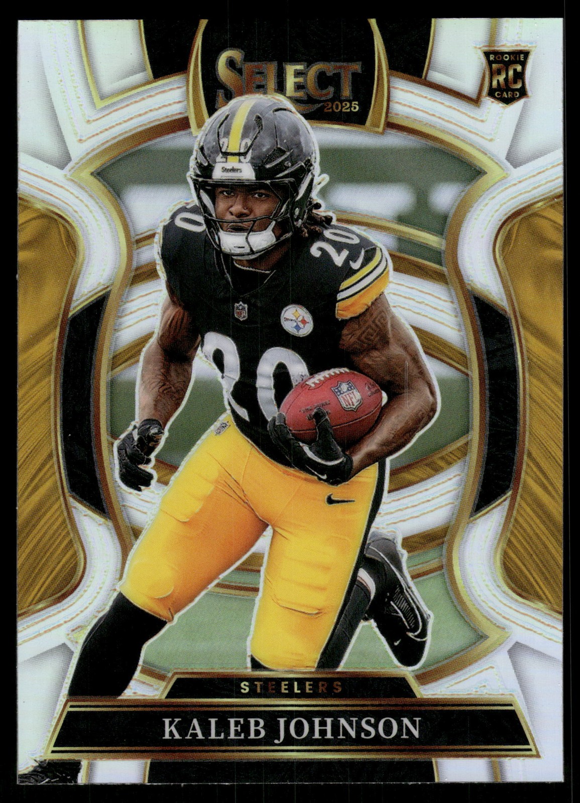 2025 Panini Select #52 Kaleb Johnson Silver Prizm Rookie