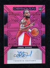 2024-25 Panini Obsidian Electric Etch Pink Flood 37/49 Jamal Shead Auto 1nu2