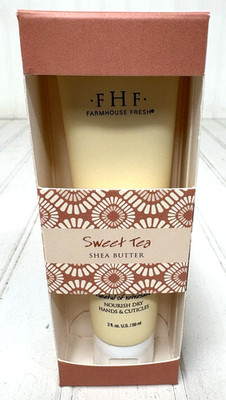 FarmHouse Fresh (FHF) Shea Butter Organic Hand Cream ~ Sweet Tea - 2 Fl. oz