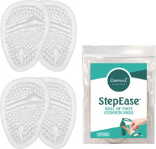   Stepease    Gel Metatarsal Pads for Ball-Of-Foot Pain Relief   Soft Forefoot C