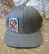 The Great PNW Rainier Beer Copper R Badge Solid Gray Wool Blend Hat Rare RETIRED