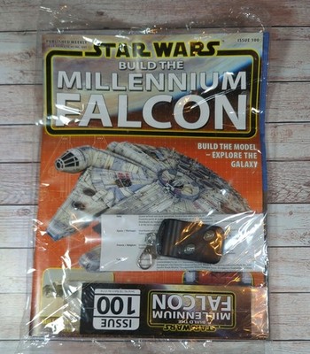 DEAGOSTINI BUILD THE STAR WARS MILLENNIUM FALCON AUSGABE 100 TEILE & MAG NEU