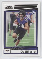 2022 Score Rookies Charlie Kolar #374 01w7