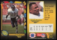 1991 Wild Card Mark Carrier #63 Excellent Condition
